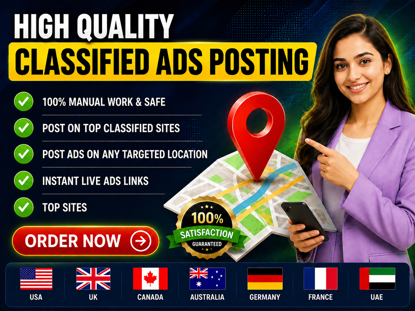 Get 100 Manual Classified Ads Posting Worldwide with ...