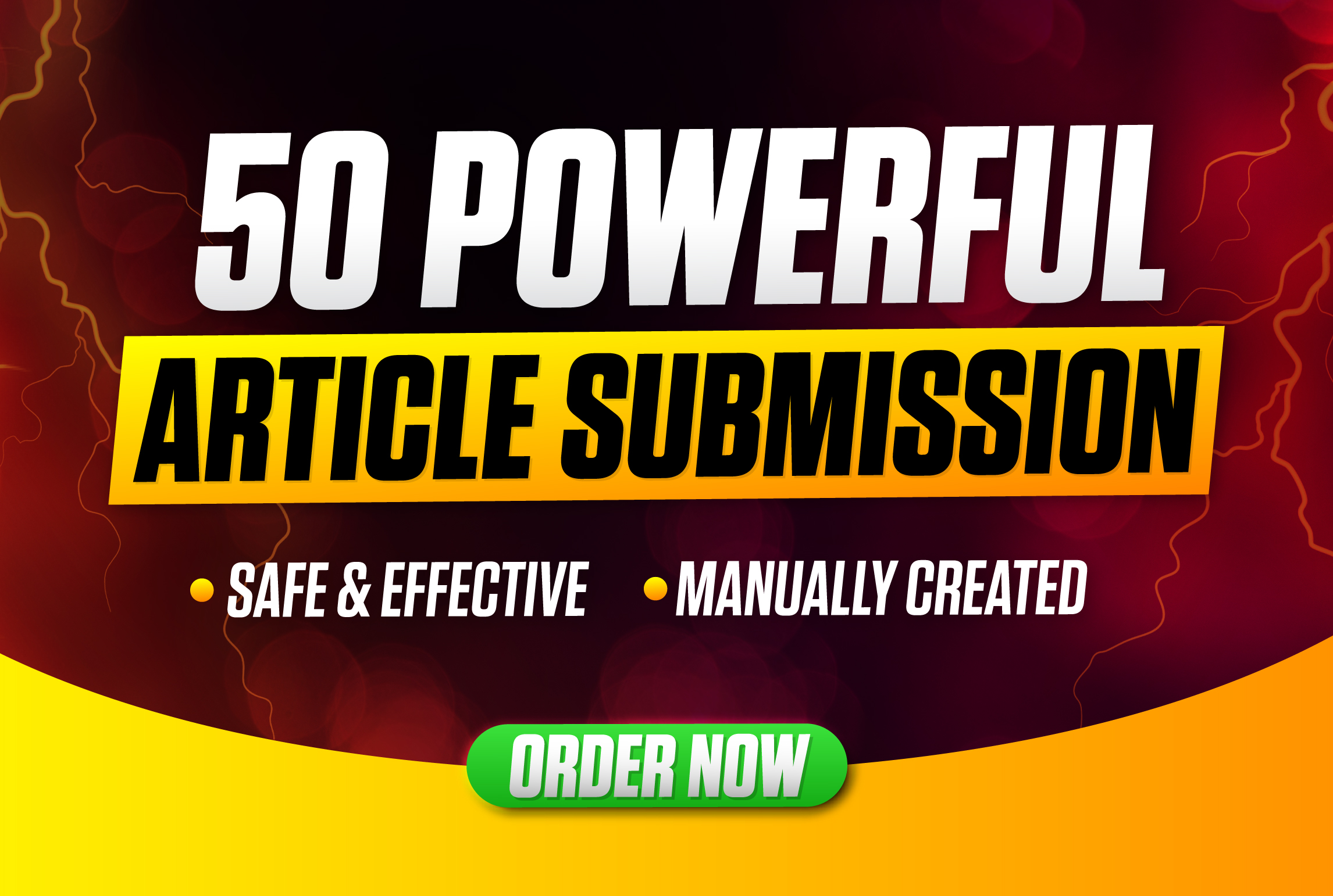 I Will Do High Quality 50 Article Submissions 100 Man...