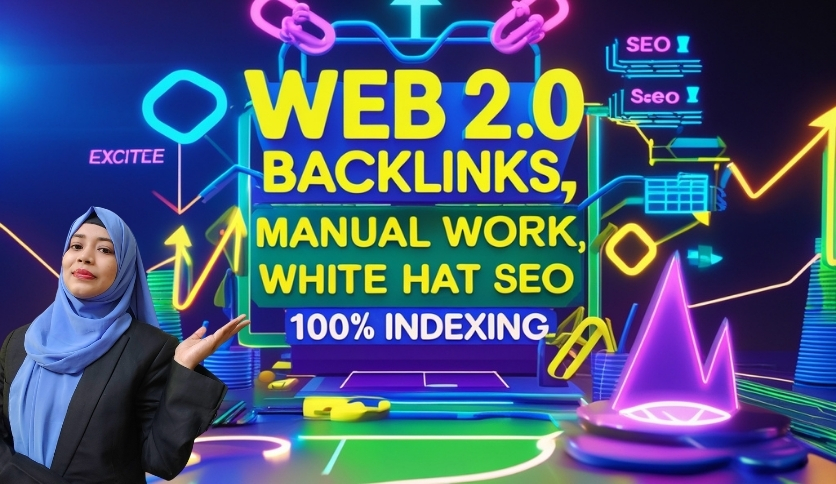 create 50 highly effective Web 2.0 backlinks with uni...