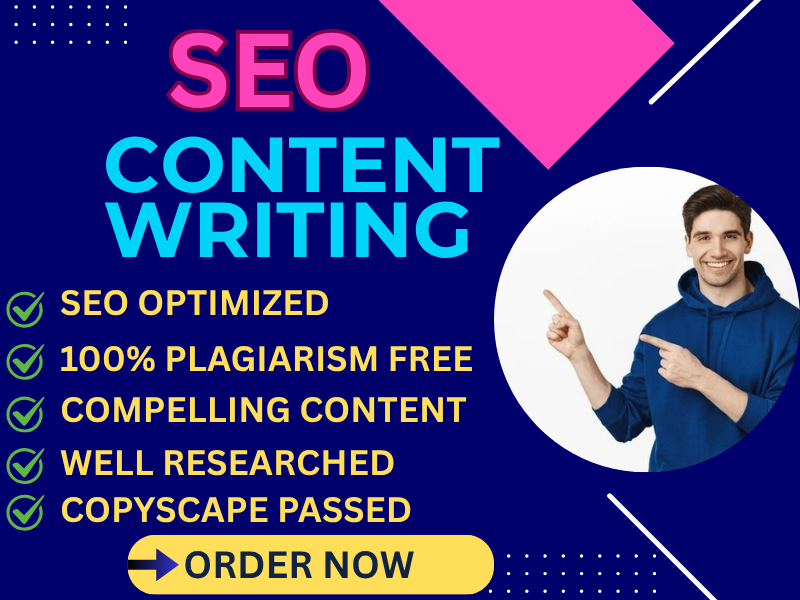 I will produce high-quality, SEO-optimized with over...