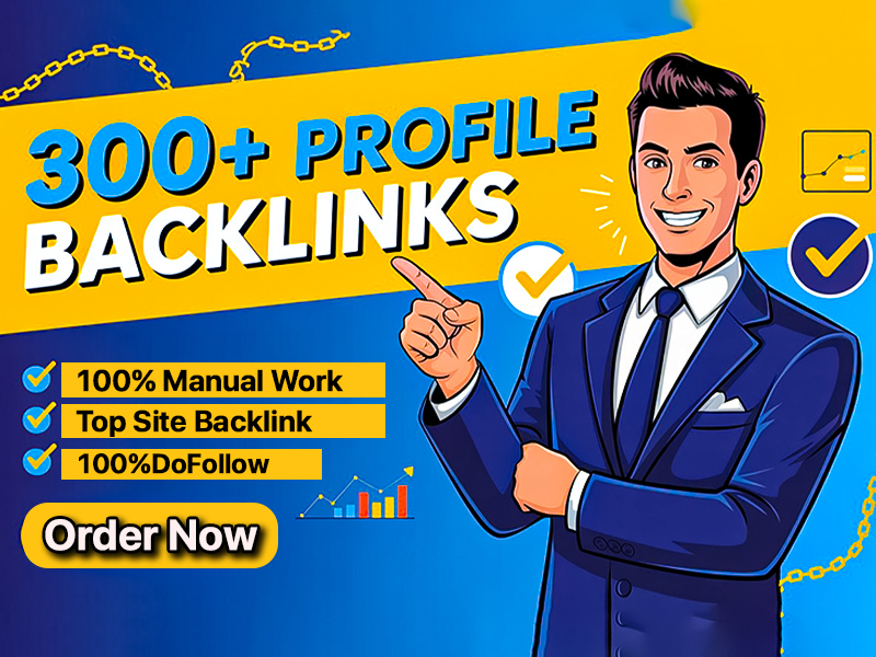 Create 300+ High Authority Profile Backlinks to Skyro...
