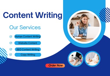 I will write SEO blog posts and articles with human w...