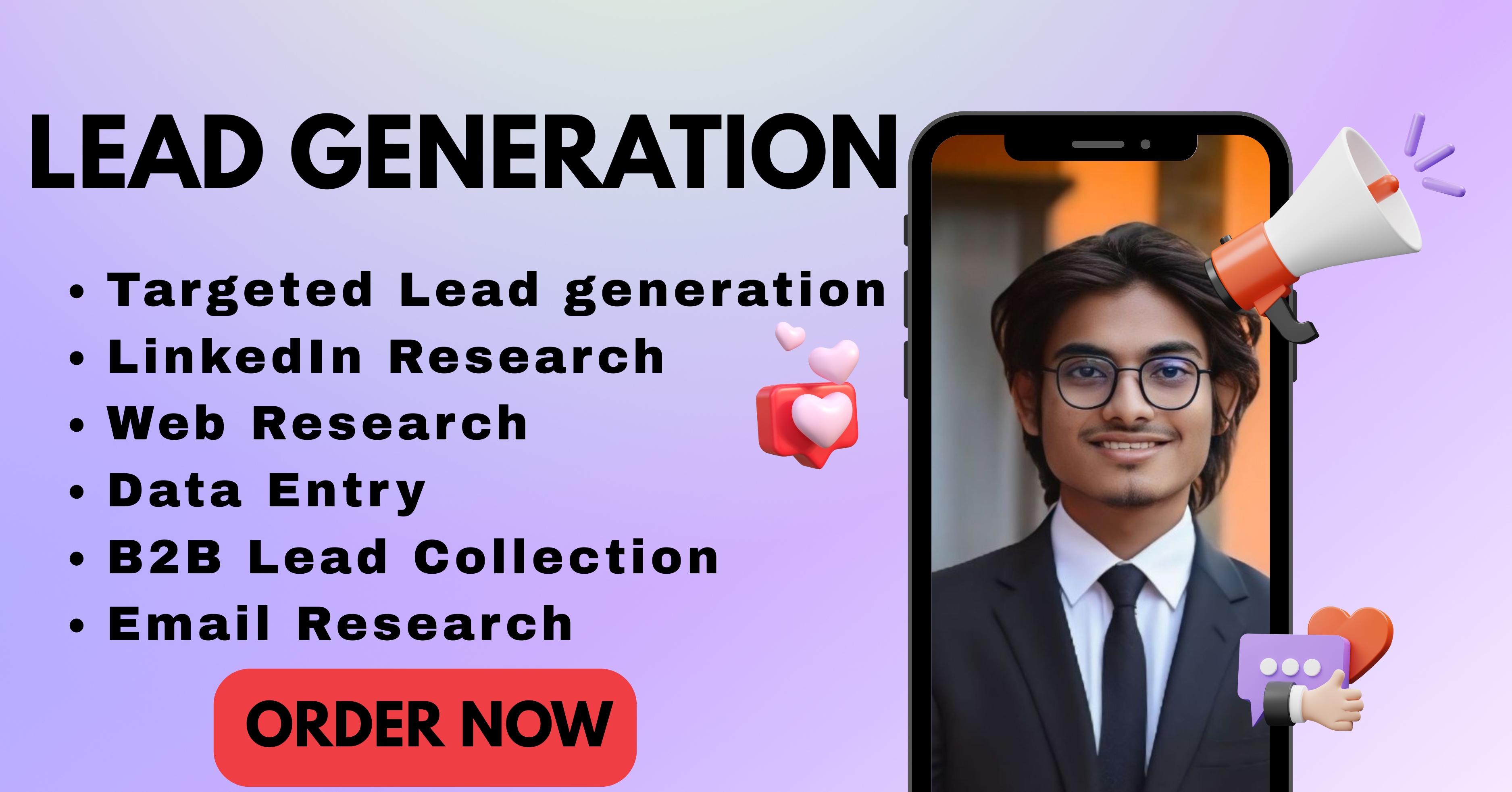 B2B Lead Generation, Web Research and Data Entry Exp...