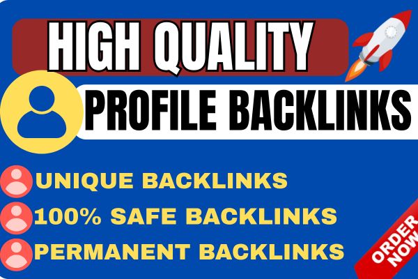 I will build 150 profile backlinks to improve your we...