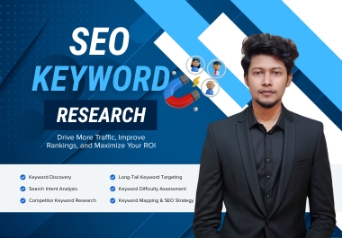 I will do best profitable keyword research and compet...