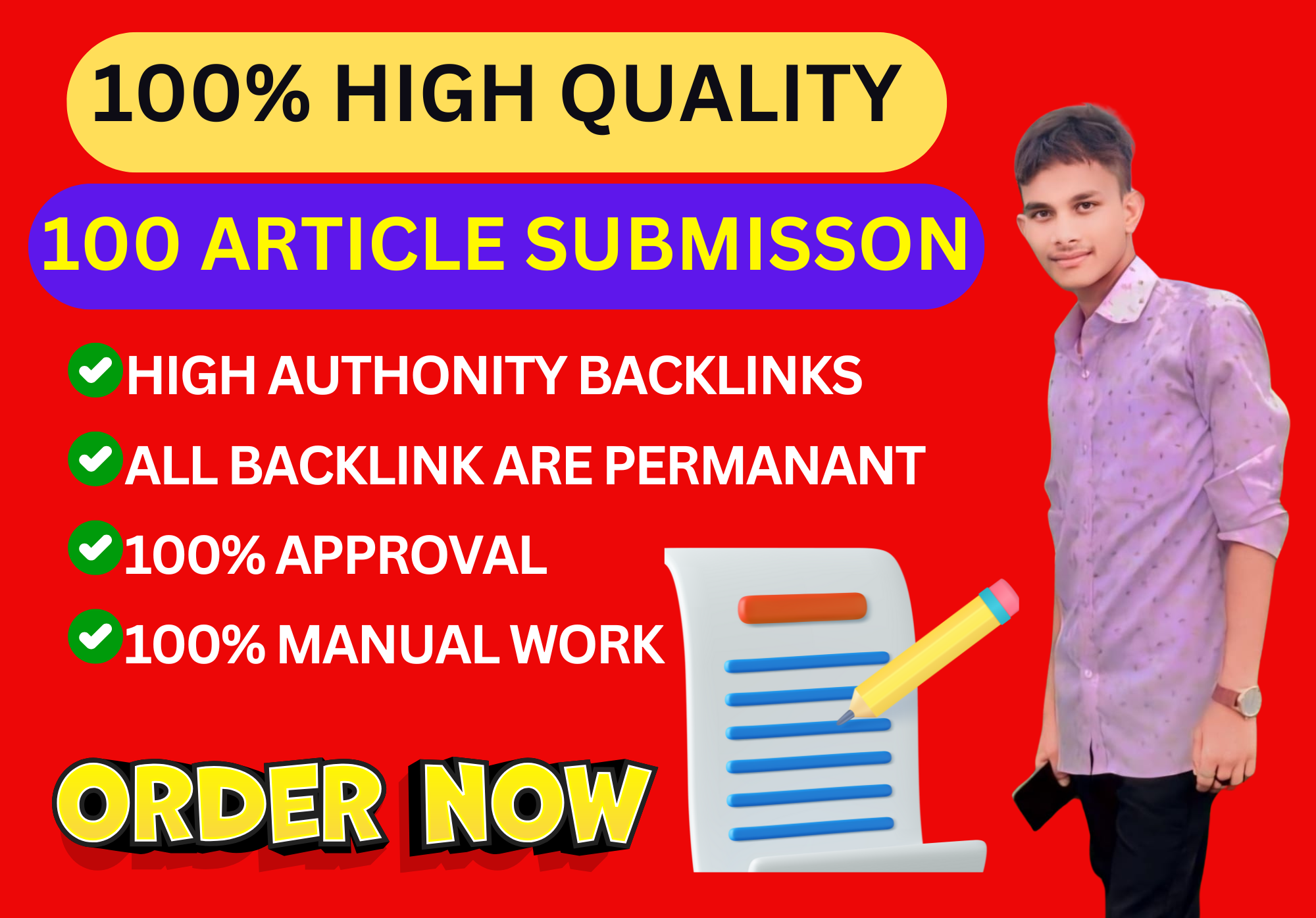 Complete 100 Article Submission Package - SEO Optimiz...