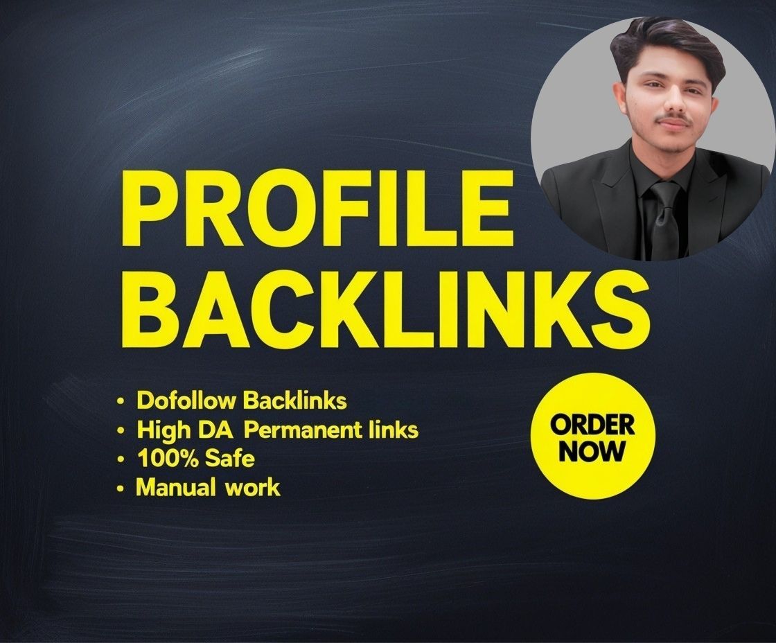 Build 60 High Authority Profile Backlinks for Powerfu...