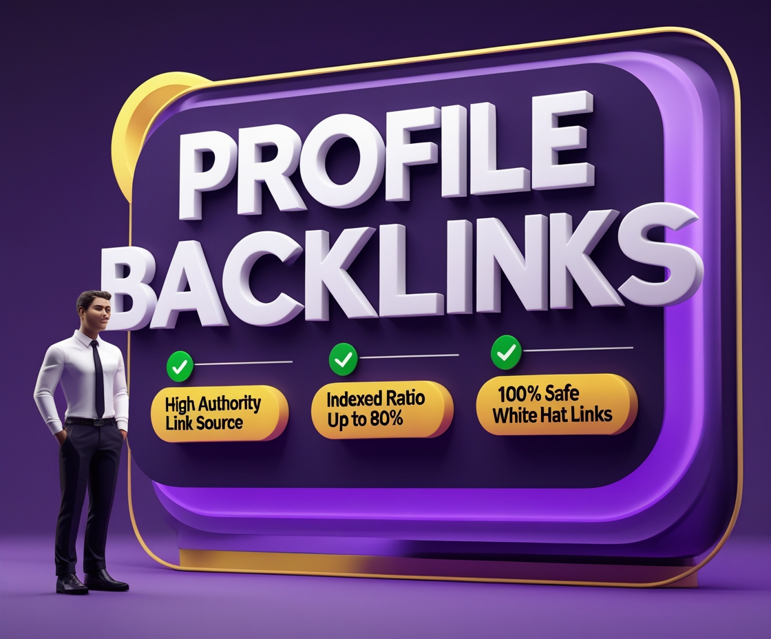 Create 60 high authority profile backlinks for SEO ra...