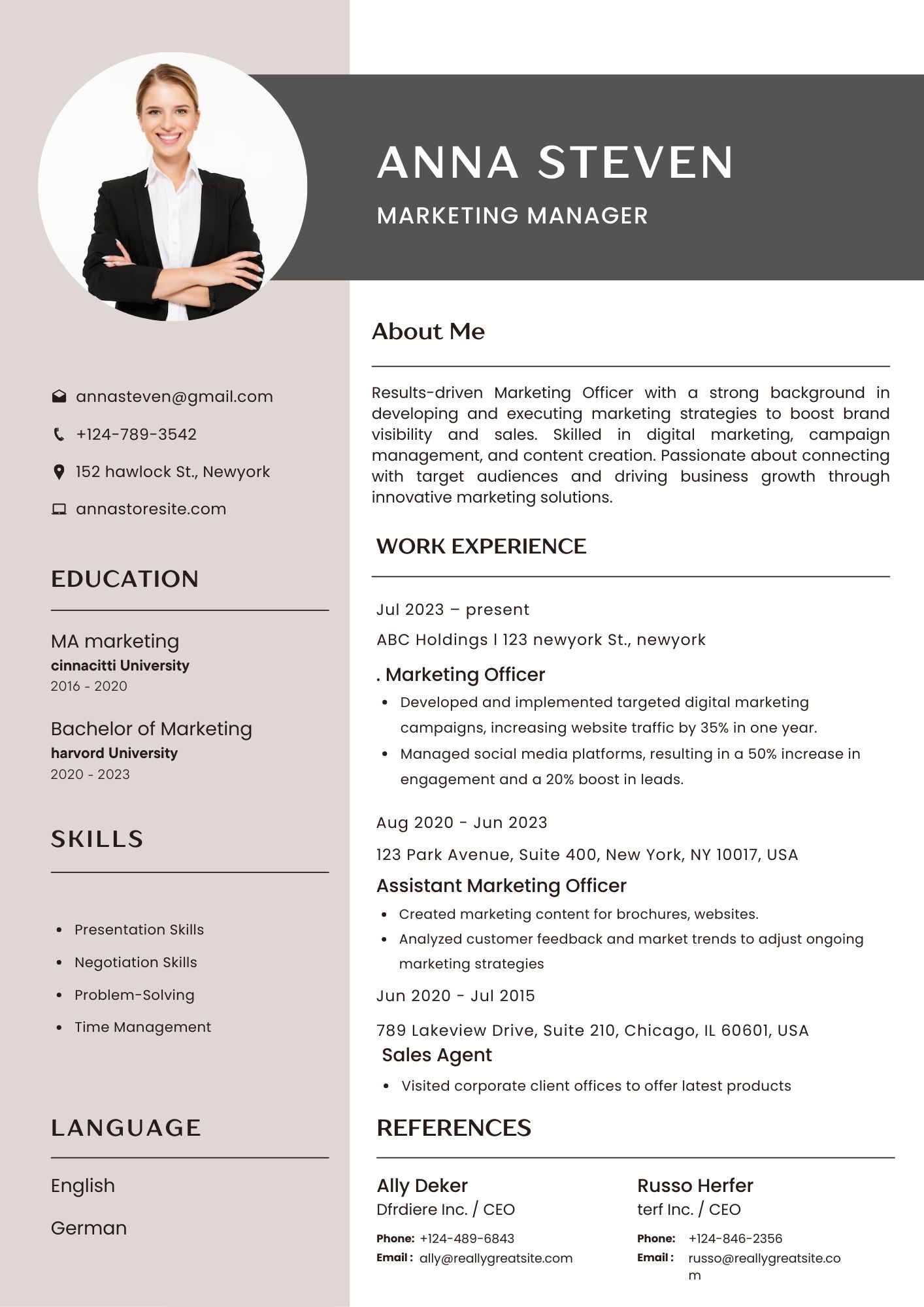 Create Superb CV or RESUME For You