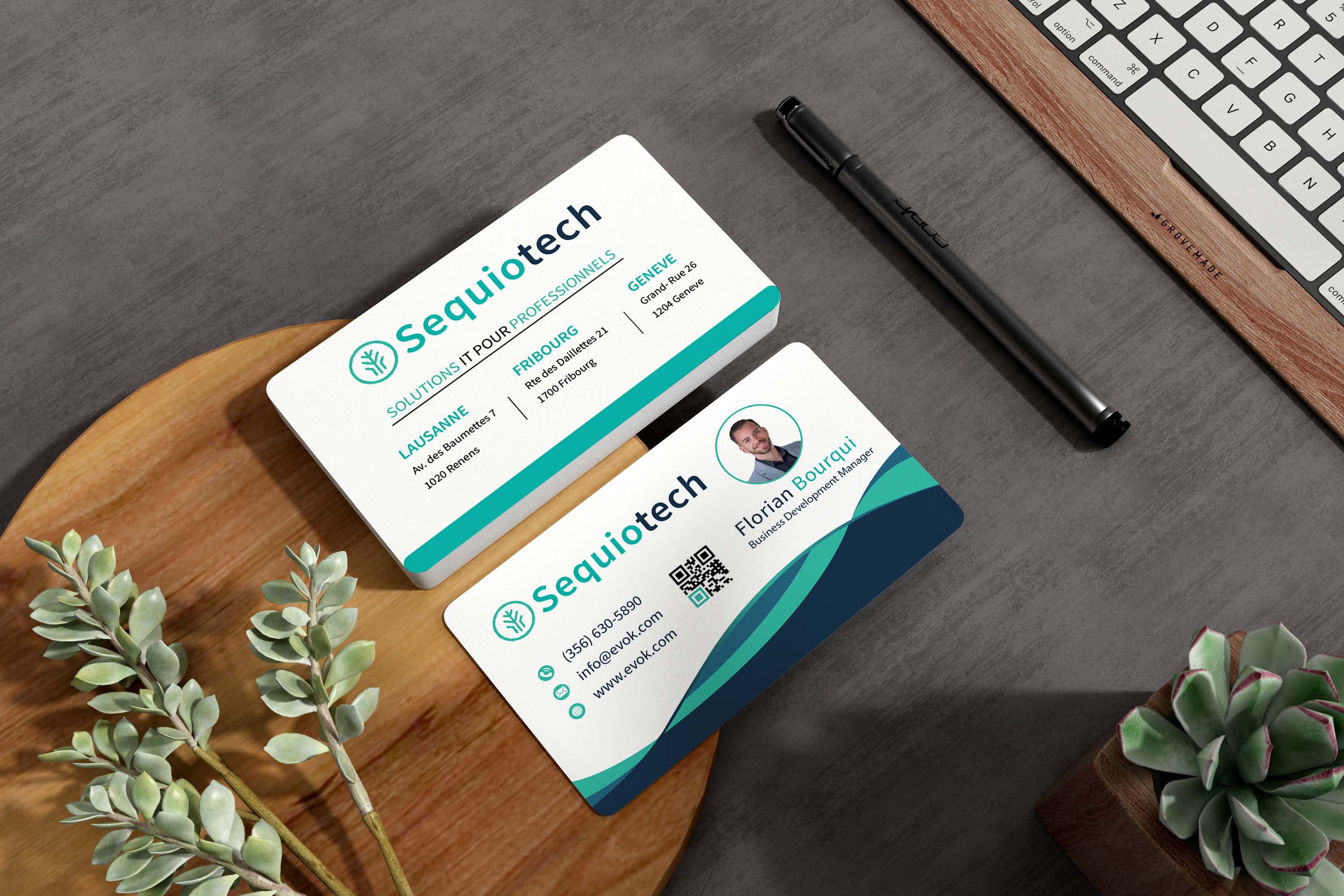 I will create a unique and modern business card desig...