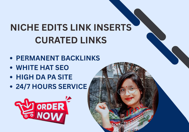 I will provide 1 niche backlinks to improve your webs...