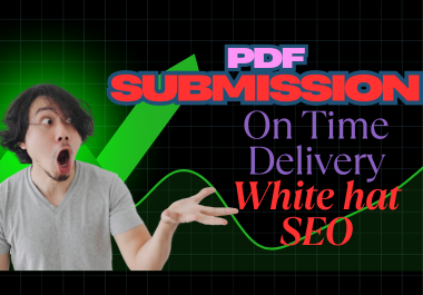 I will do 50 PDF Submission Backlinks to Increase Web...