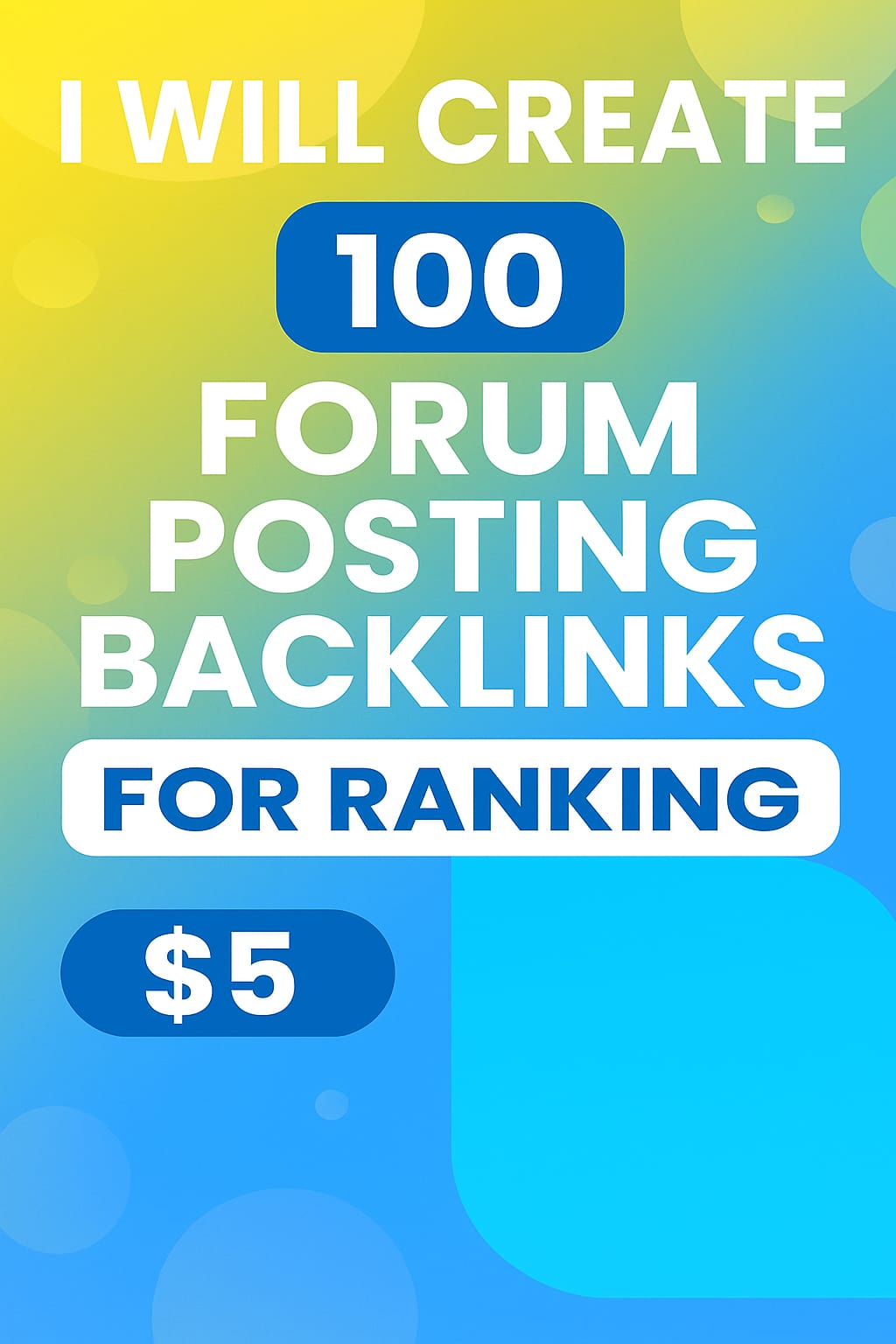 Create 100 unique forum guest Posting check samples b...