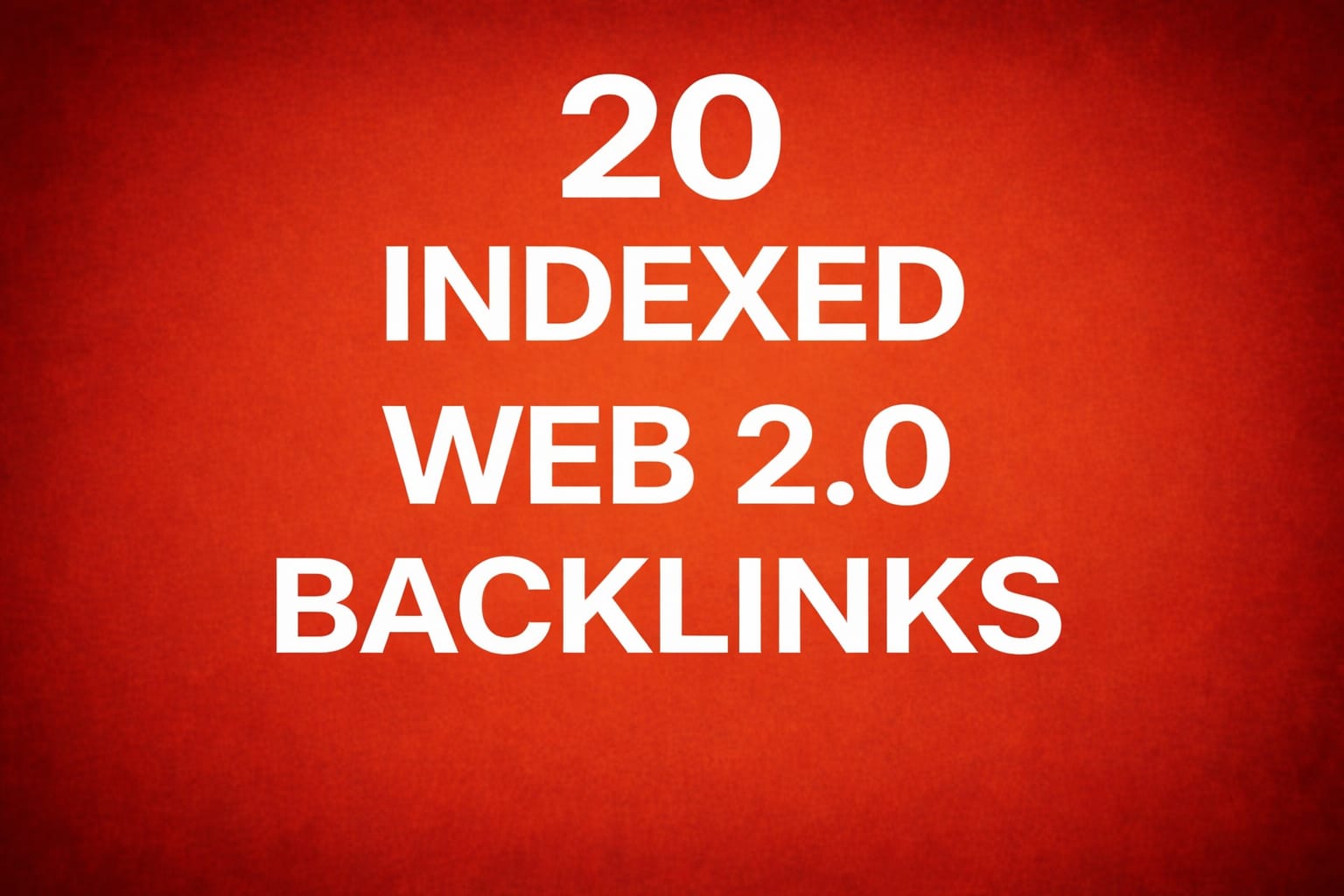 I will create 20 unique indexed web2.0 backlinks for ...