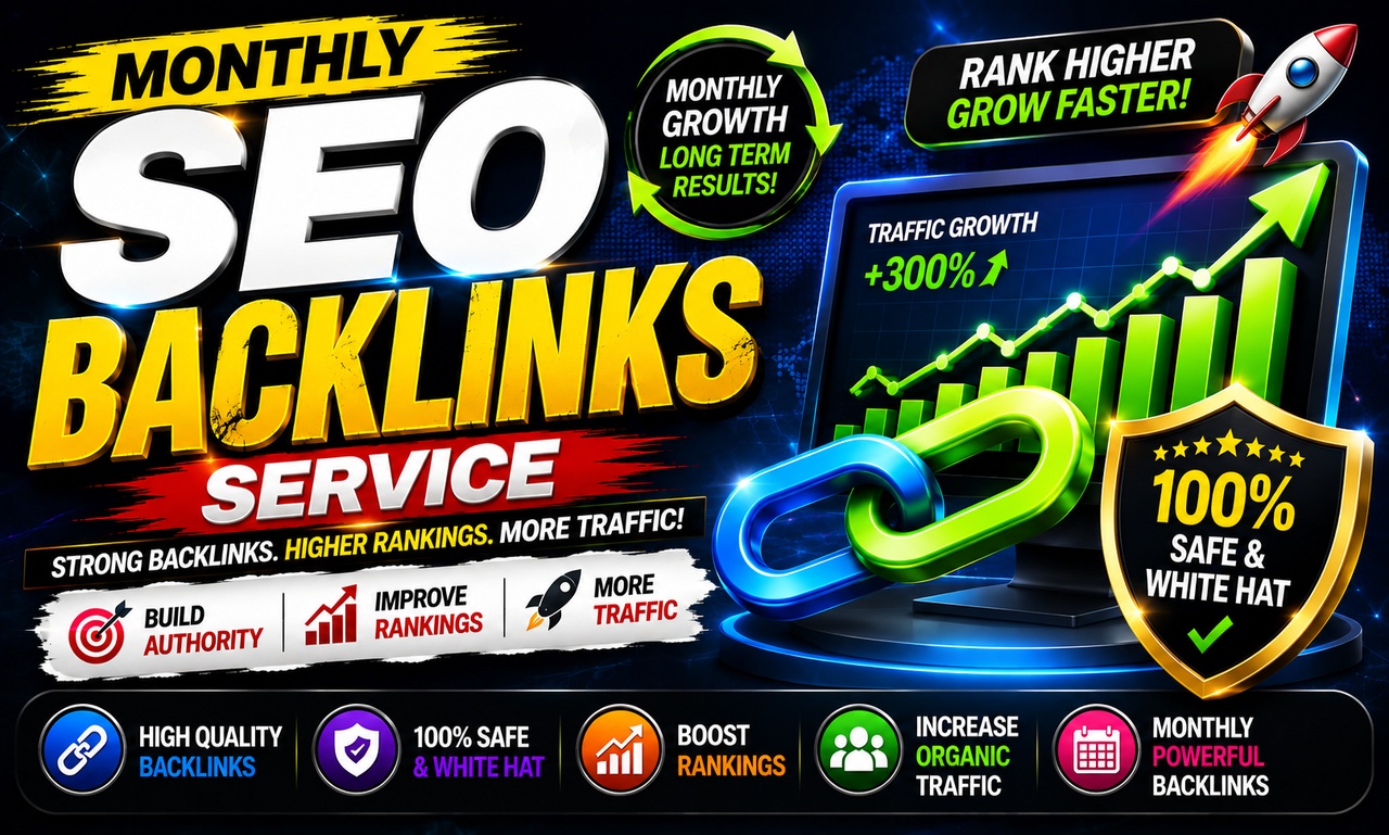 I Will Build High Quality Monthly SEO Backlinks for L...