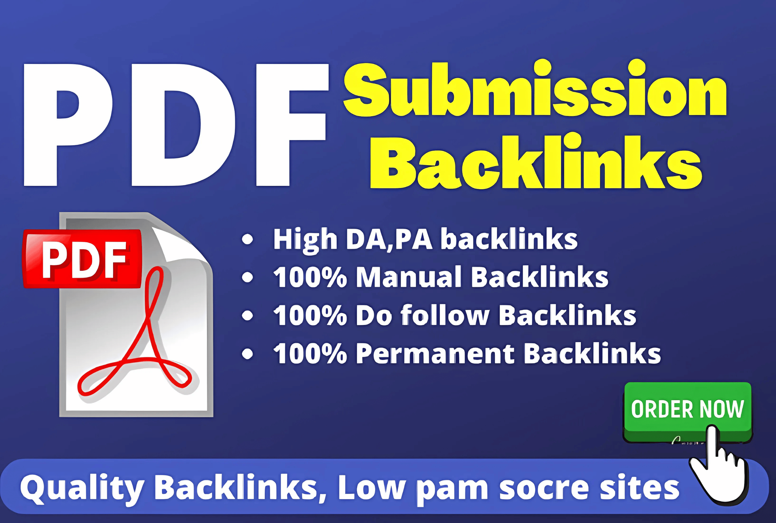 I will do pdf or doc or ppt submission to top 50 shar...
