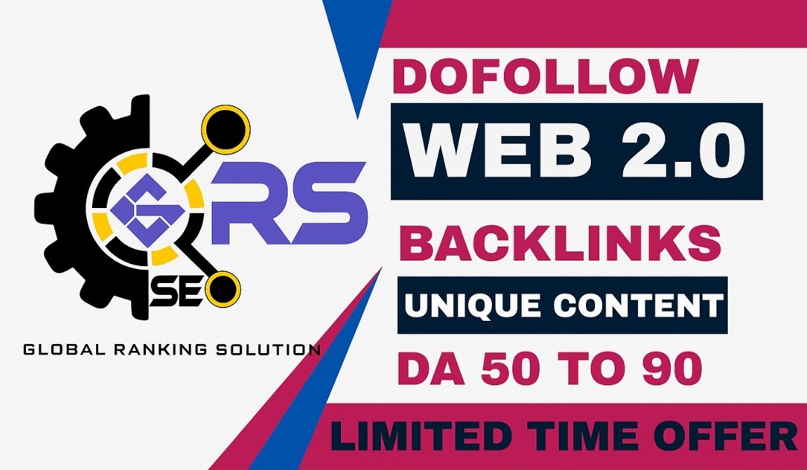 I will create 50 High Authority Web 2.0 Backlinks For...