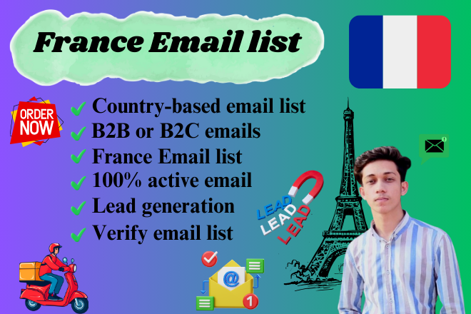 High Quality France 4k B2B & 450k B2C Targeted Em...