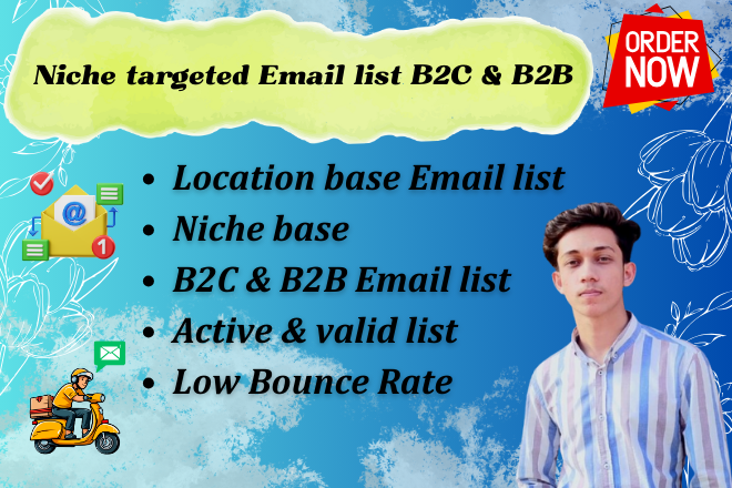 Niche Targeted B2B & B2C Email List for Your Busi...