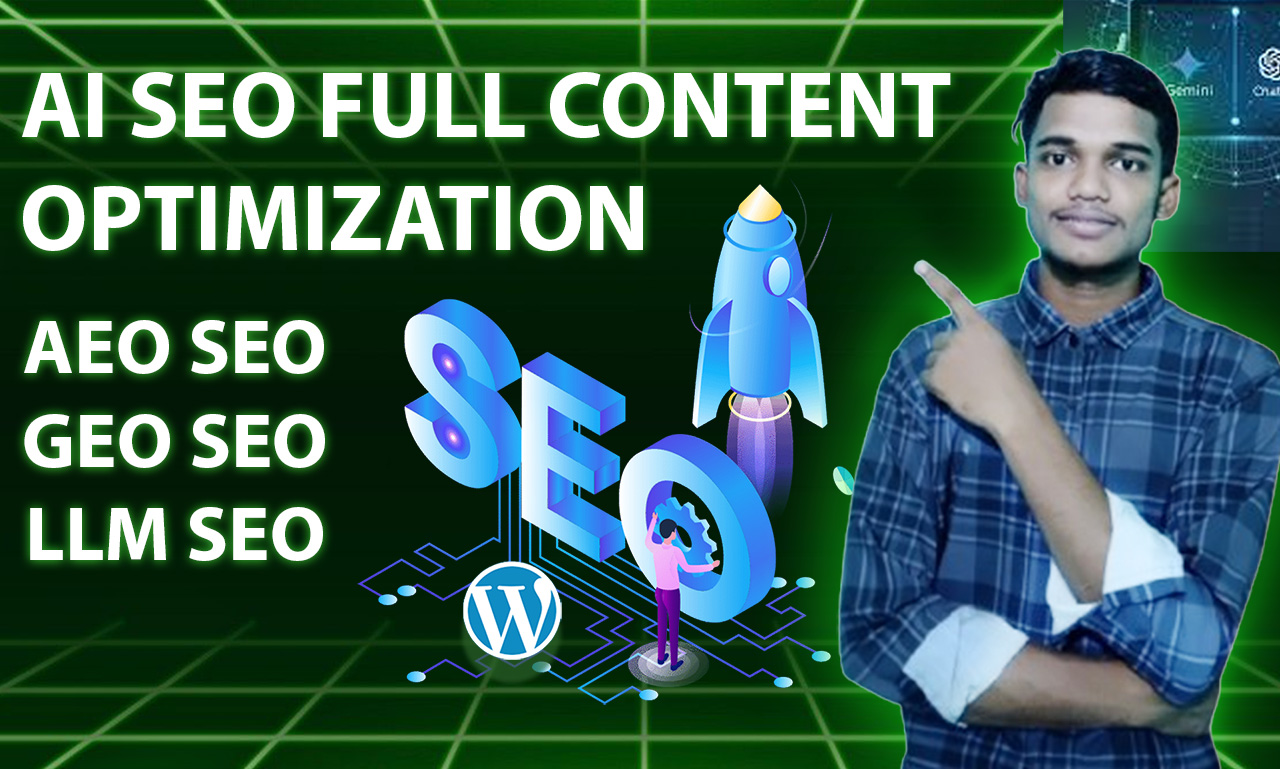 I will do 10 page/post Ai SEO content optimization wi...