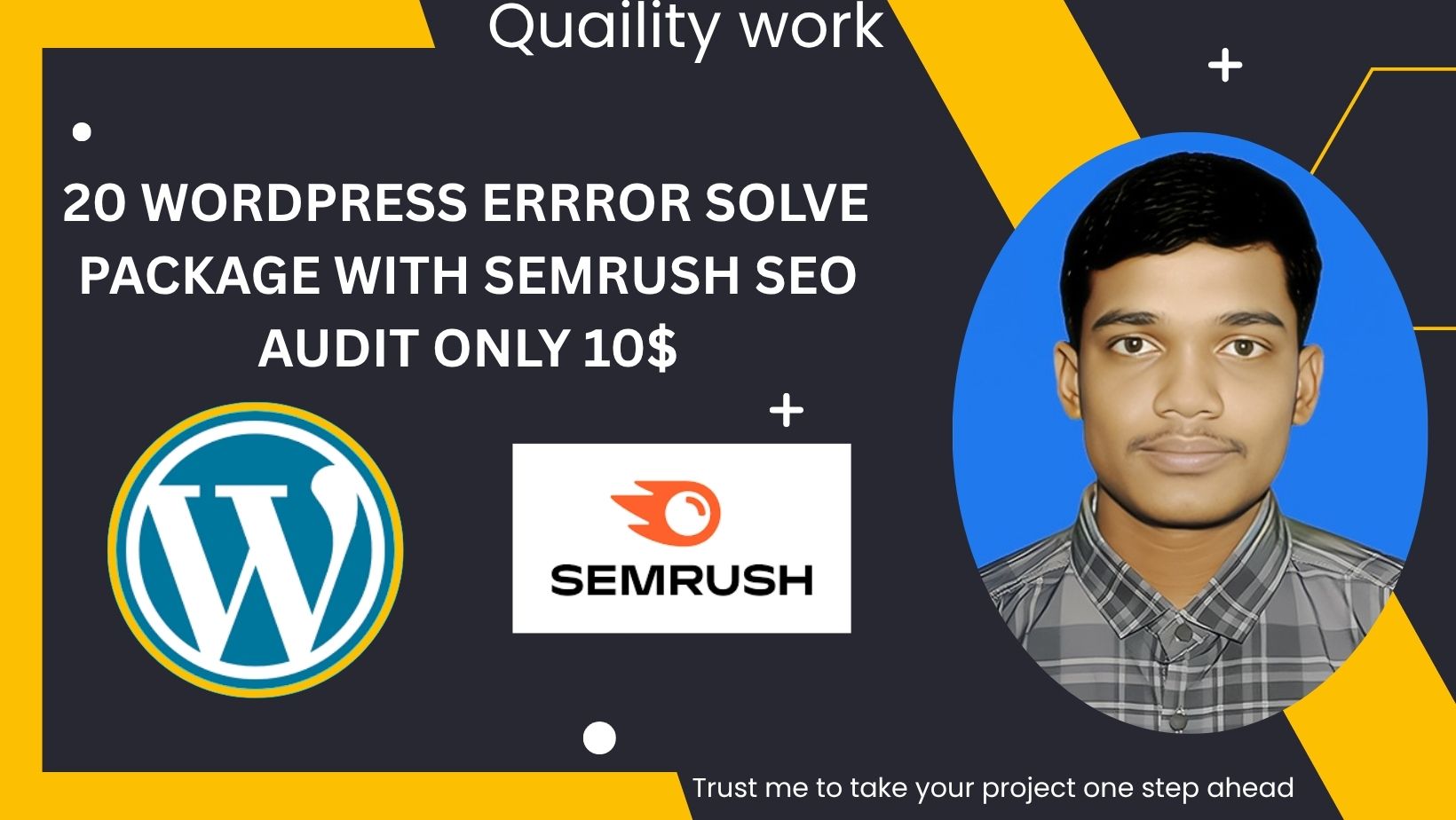 I will solve your Website Error With Professional Qua...