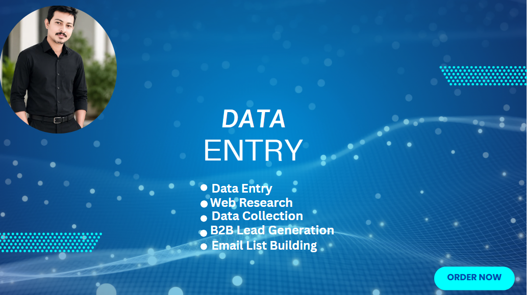 I Will Do Excel Data Entry, Web Research and Lead Ge...