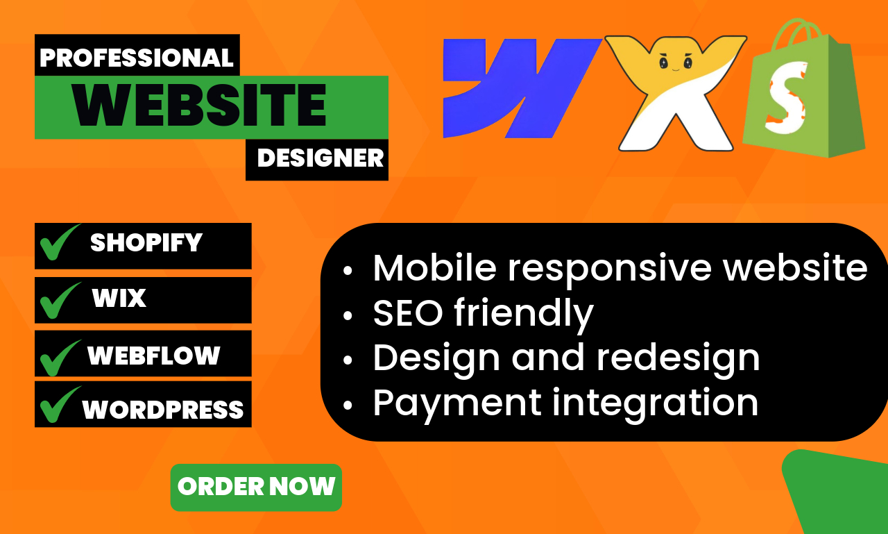 I Will Be Your Wix Website Designer With Fast Deliver...
