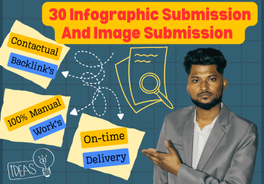 I Will Do Manual Infographic Submission & Image S...