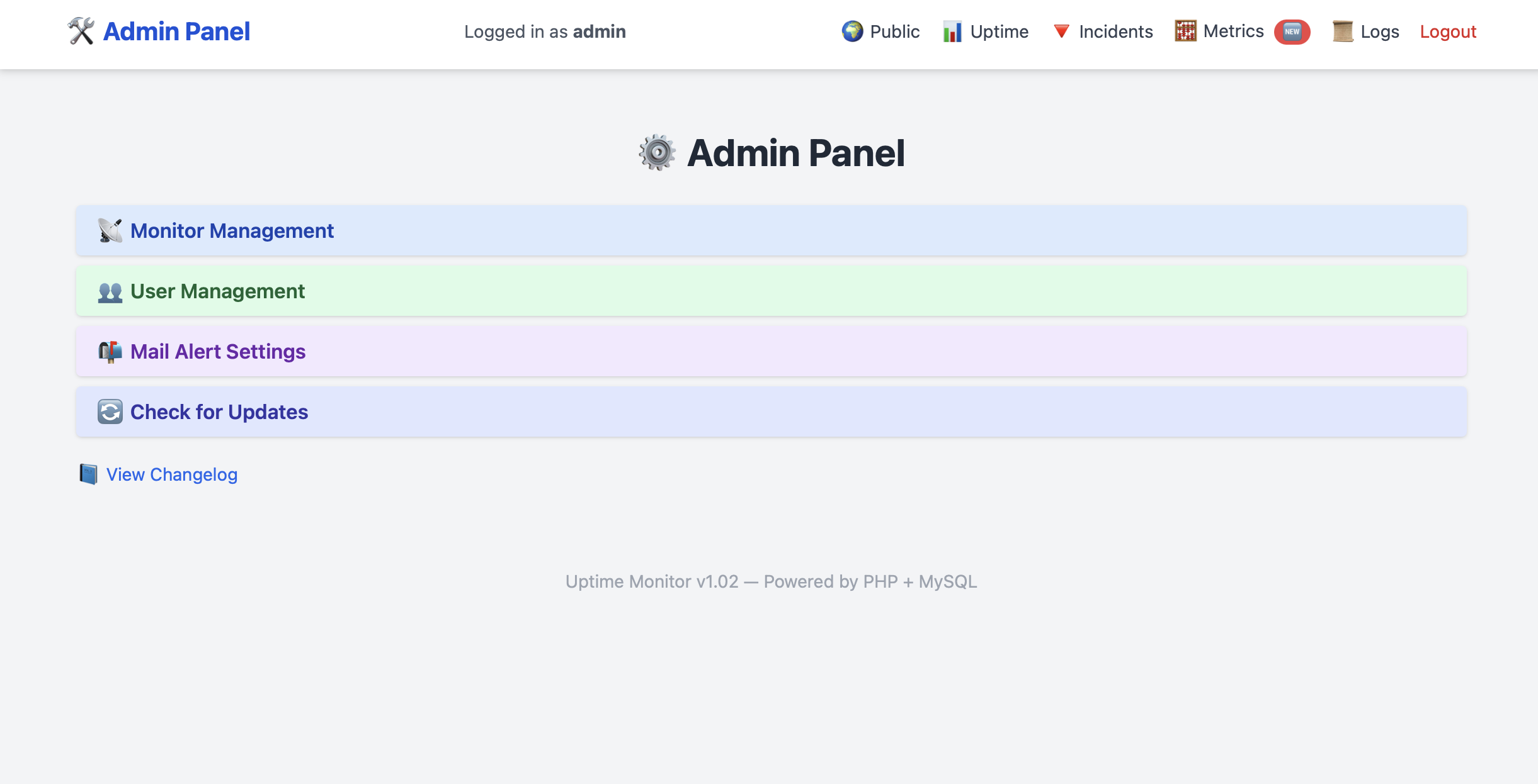 Uptime Monitor - Self-Hosted Monitoring Tool PHP + My...