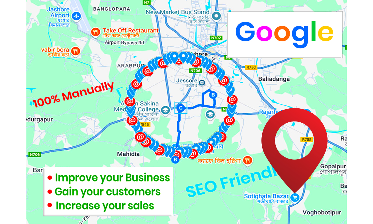 I will do 120 genuine google map citations to improve...