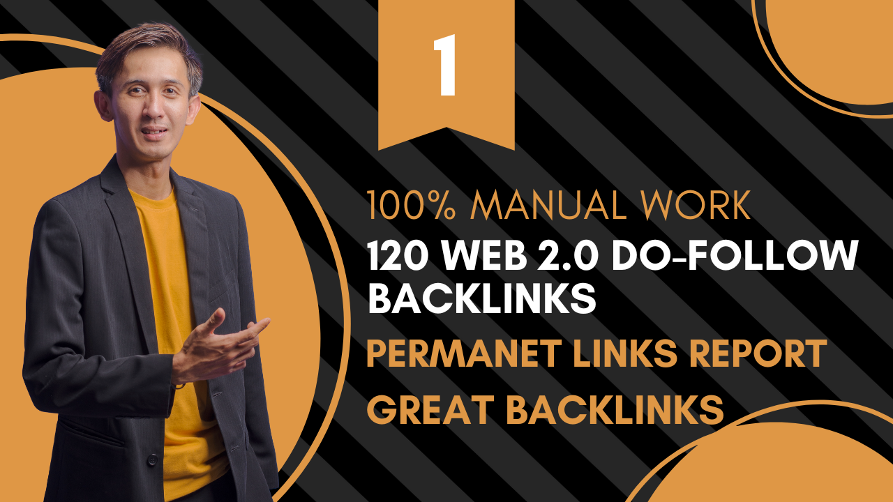 I Will Do Manual 120 Web 2.0 Great Backlinks