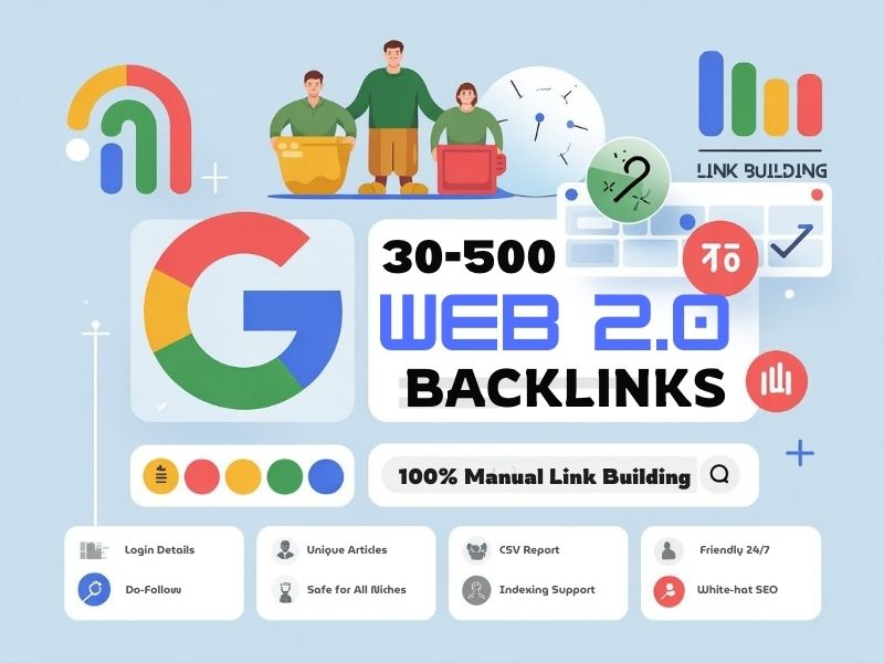 I will create high authority Web 2.0 backlinks with u...