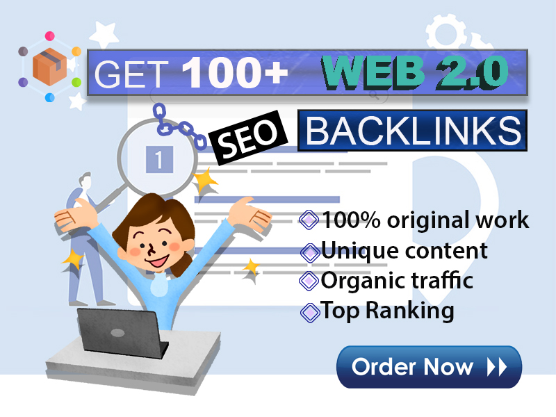 I will create 100 High Quality Web2.0 backlinks to im...
