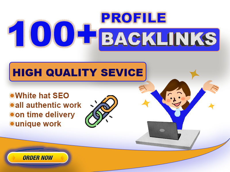 I will creat 100+ Manual White Hat Profile Backlinks ...