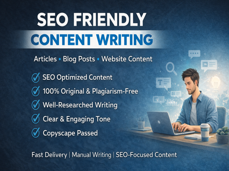 I will do 1000 words high quality SEO content writing