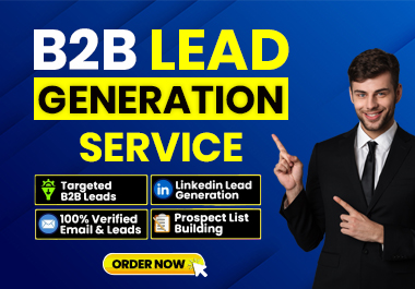 I will provide 200 B2B lead generation, targeted lea...