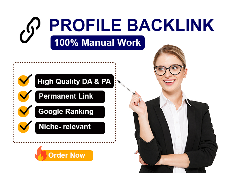 I will manually create 100 high quality DA PA profile...