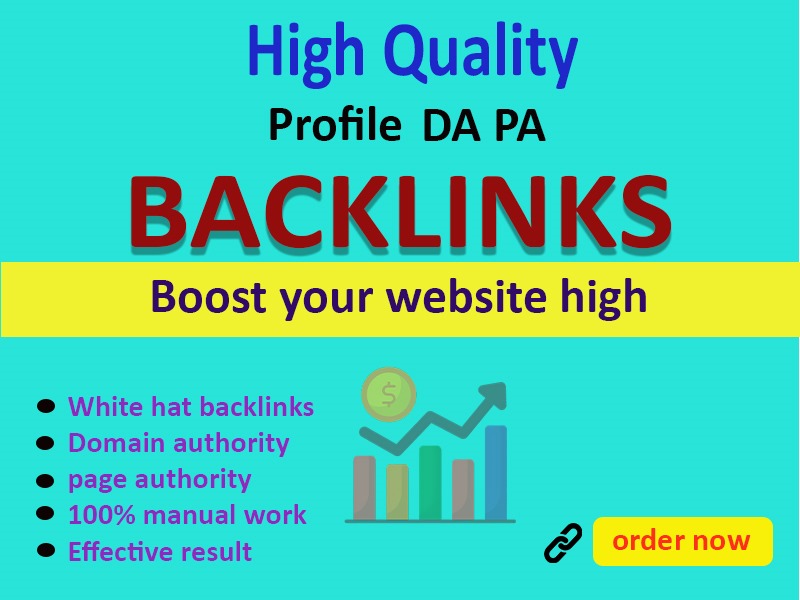 i will provide 100+ high quality profile backlinks wi...