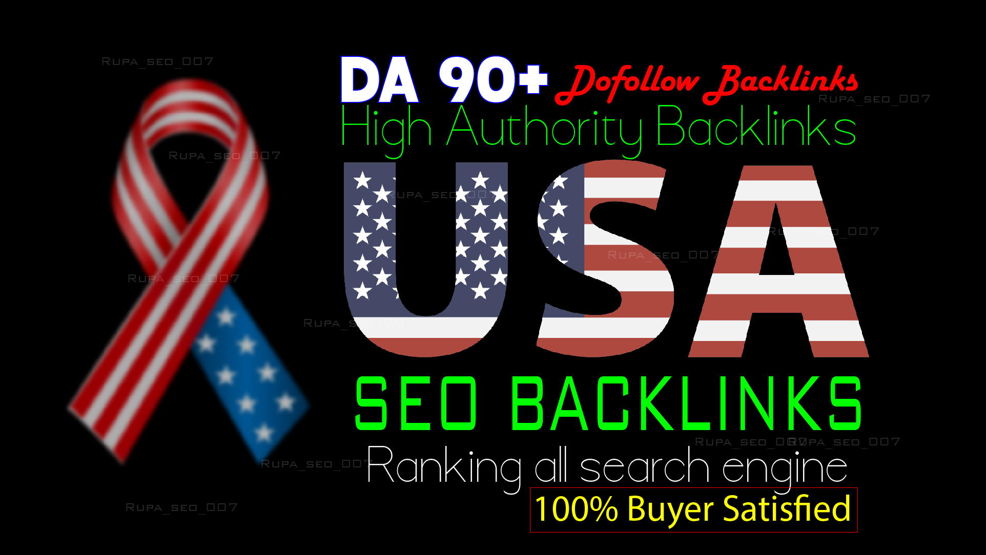 I will create powerful USA backlinks to boost your Go...