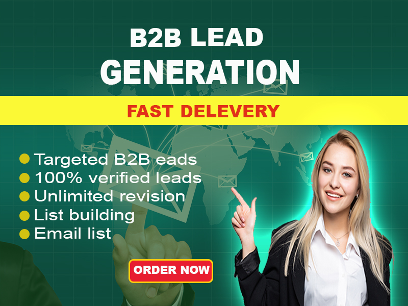 I will provide 200 B2B lead generation list building ...