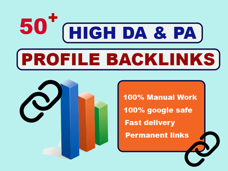 I will make manually 50 high authority DA & PA ba...