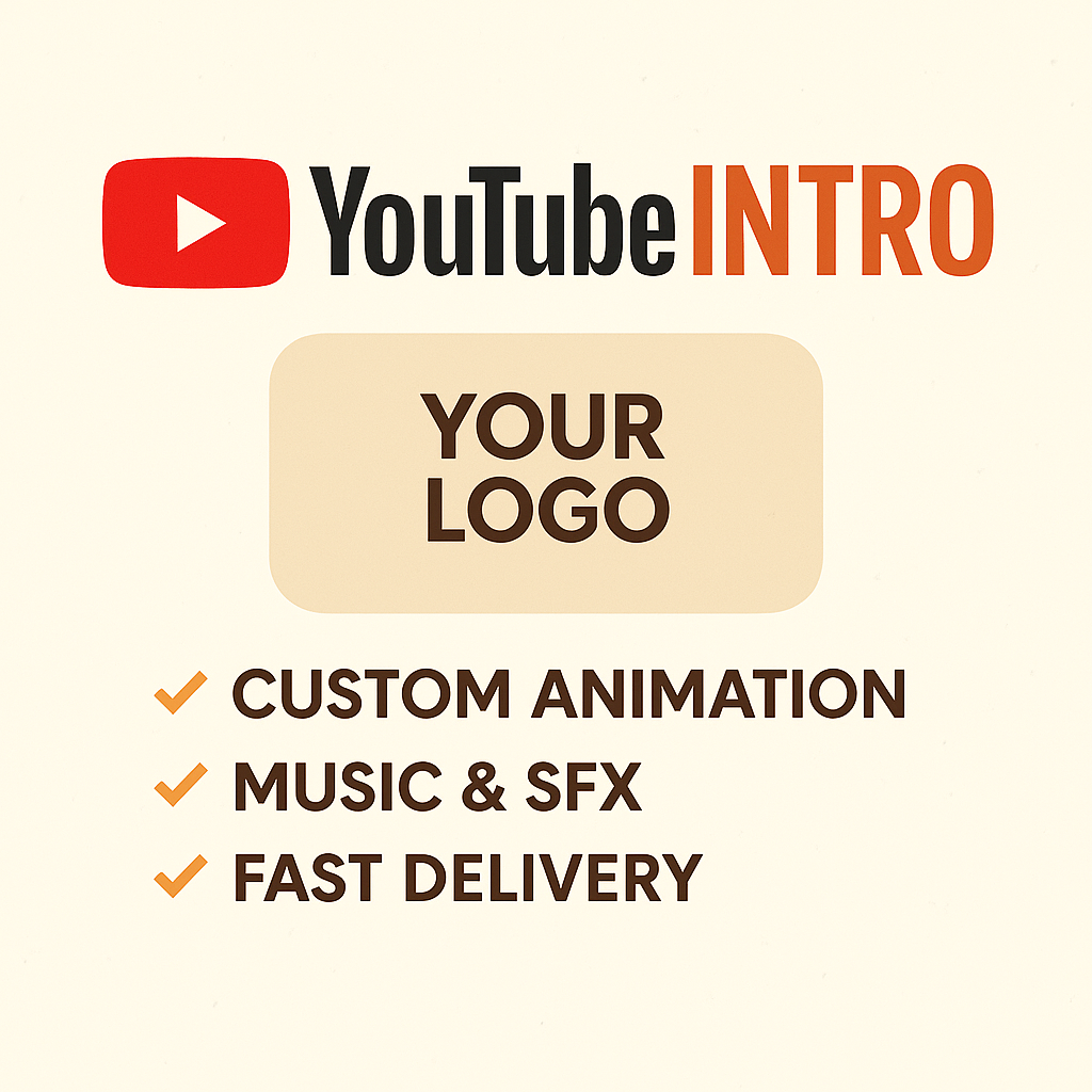 I will create a custom animated intro and outro that ...