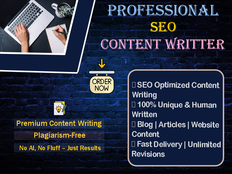 I Will Craft SEO-Rich, Reader-Focused Content That D...