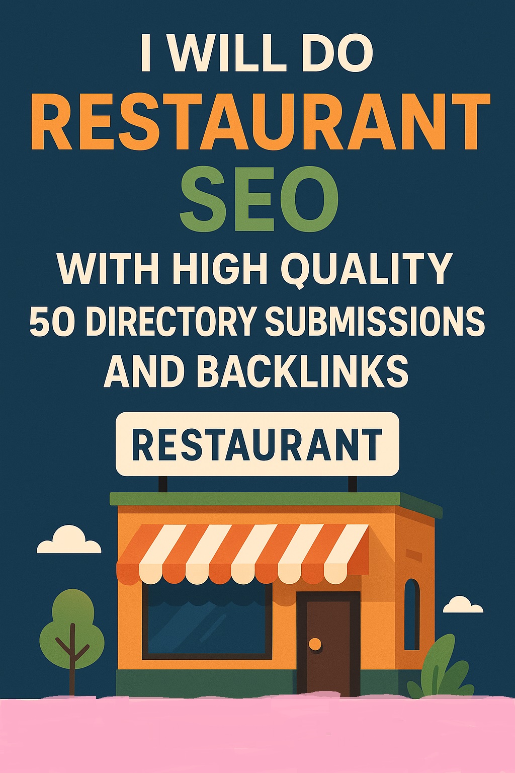 I will do restaurant SEO with high quality 50 directo...