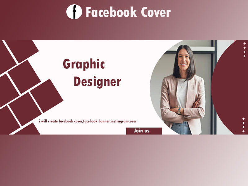 I will design facebook cover banner and logo