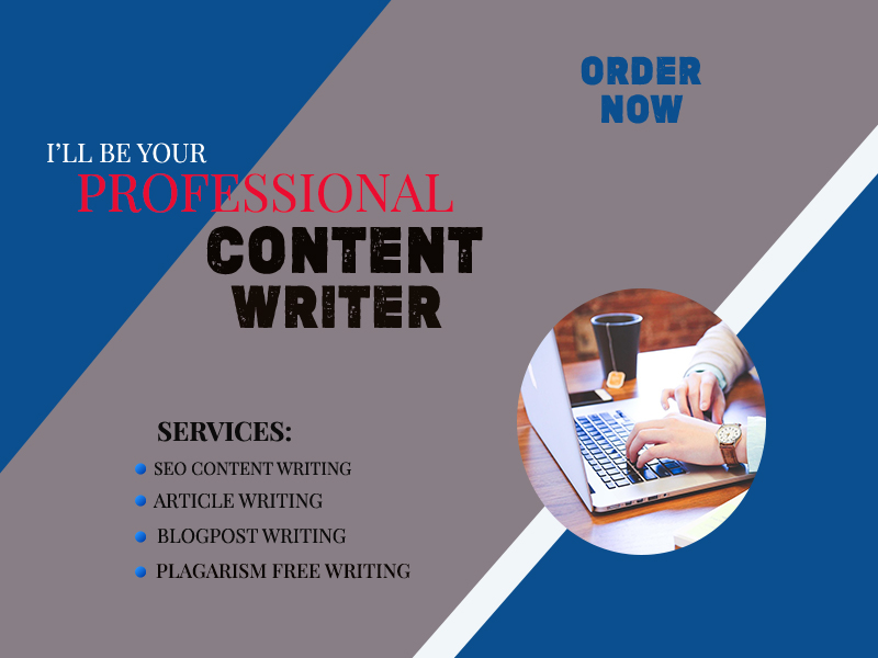 I will write SEO friendly web content and blog posts ...