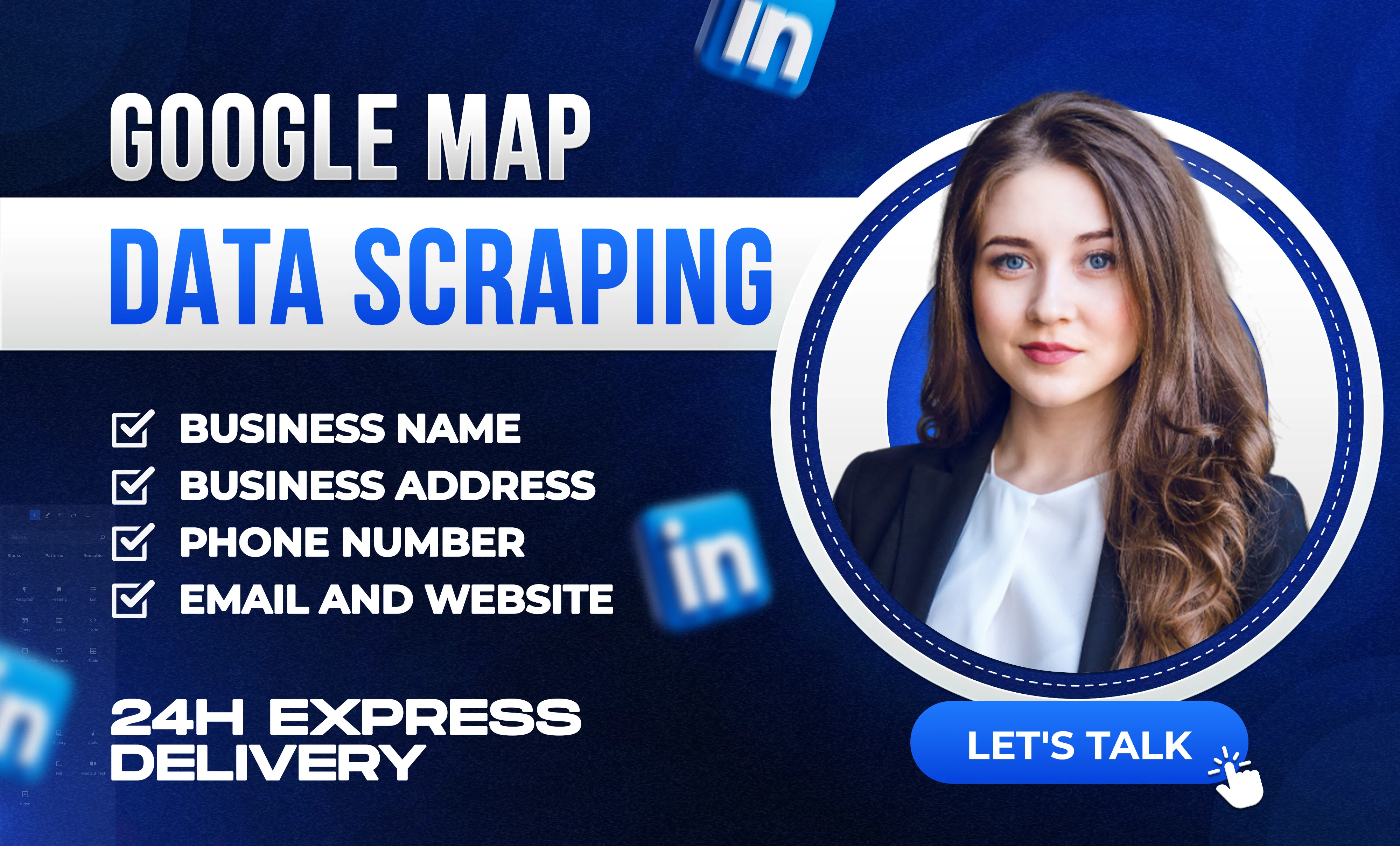 I will scrape google map data for lead generation, a...
