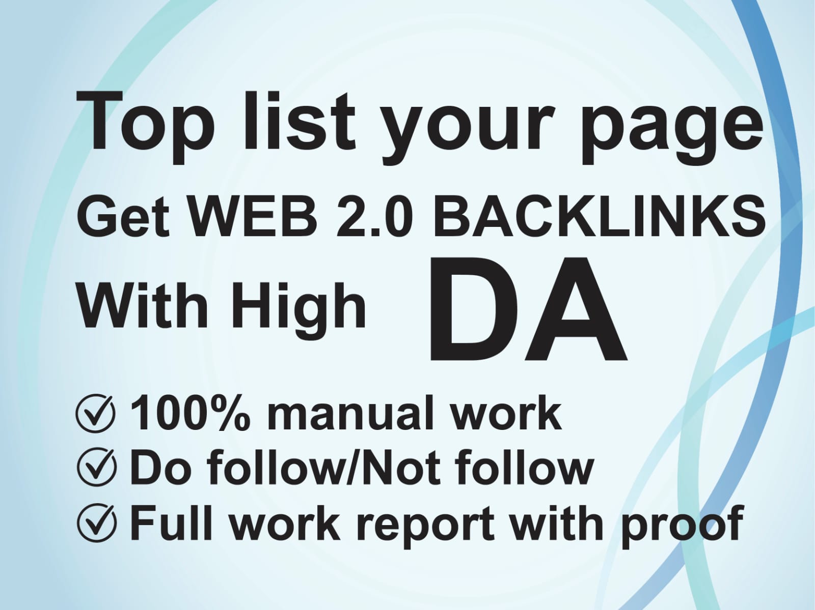 I will do 100 web 2.0 backlink for organic boost webs...
