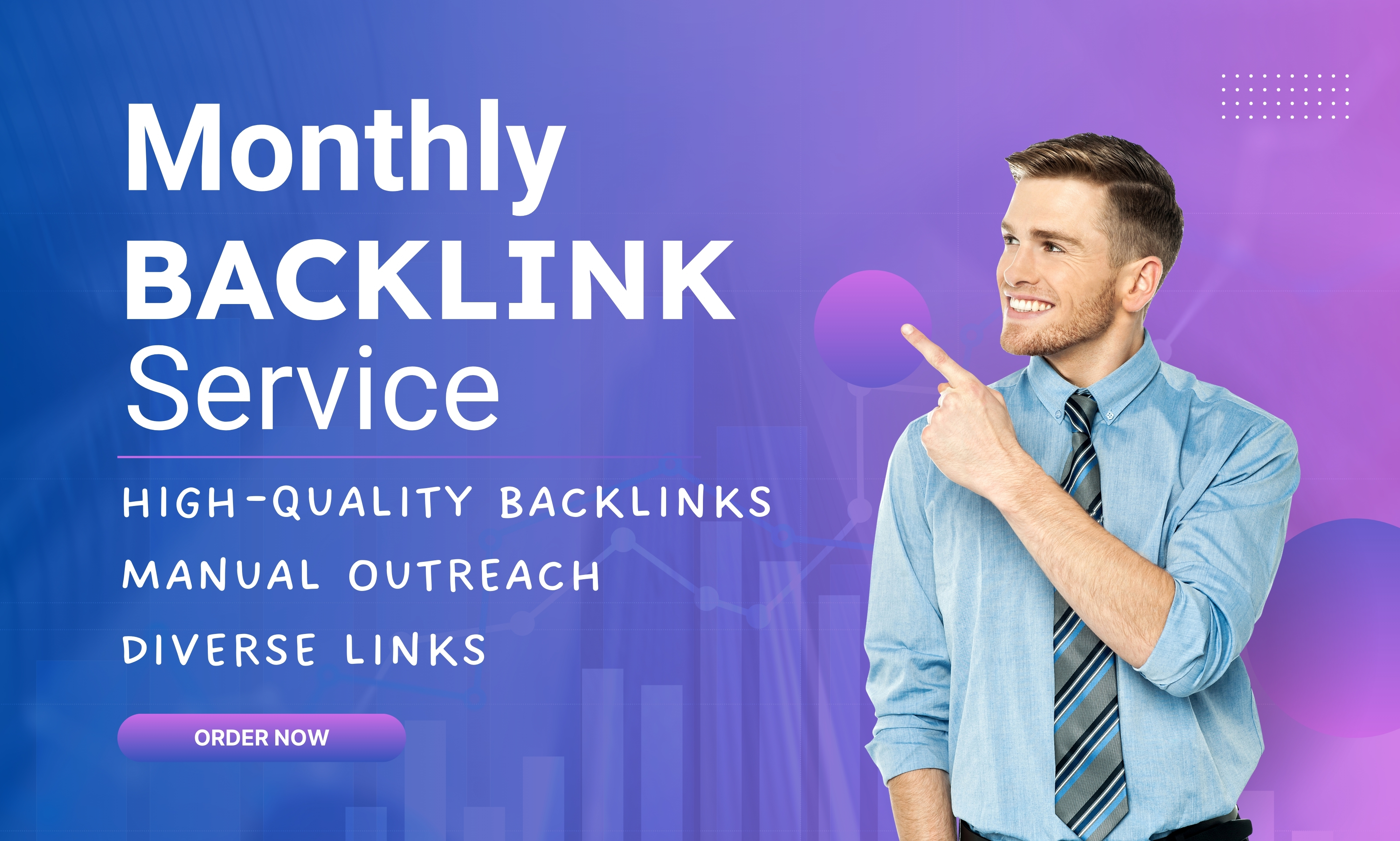 I will provide a High-quality Monthly SEO Backlink Se...