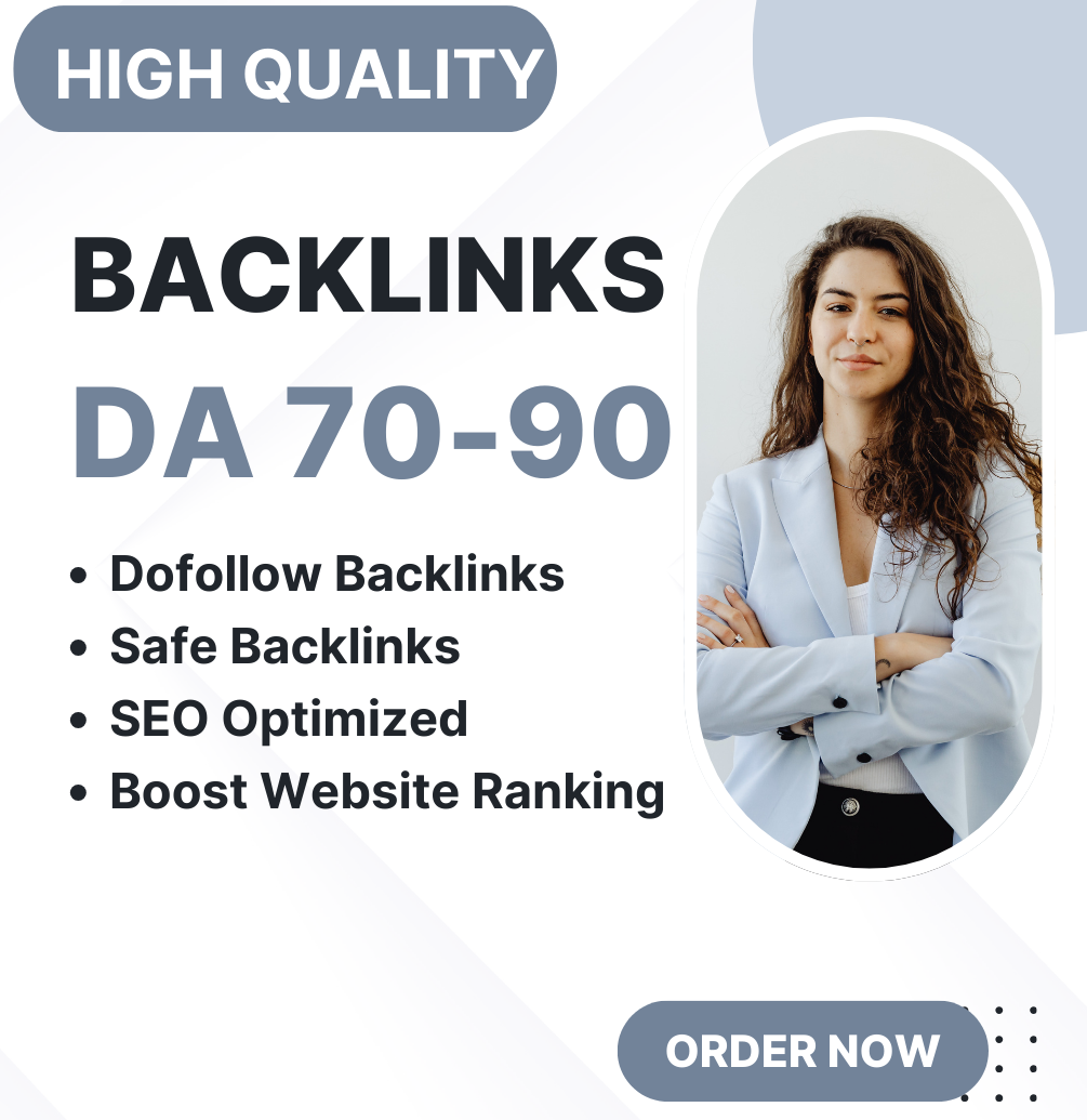 High Quality SEO Backlinks DA 70-90 to Increase Websi...